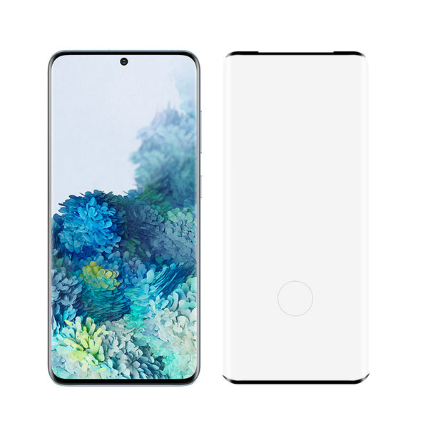 "Premium Gehärtete 3D Gebogene Schutzfolie für Samsung S20, S20 Plus - Kratzfest, Fingerabdruckresistent und HD-Klarheit"