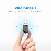 "300 Mbps Tragbarer WLAN-USB-Adapter - Hochleistungs-Netzwerkkarte mit Treiber-CD und Benutzerhandbuch"