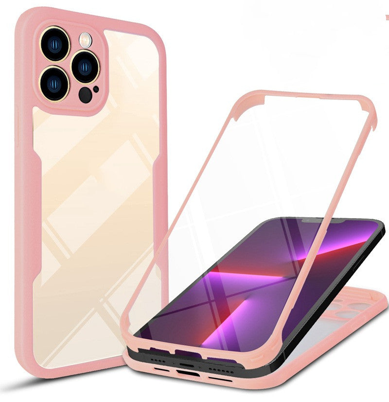 "Premium TPU Vollschutz Handyhülle in 360 Qicai-Farben für diverse iPhone Modelle"