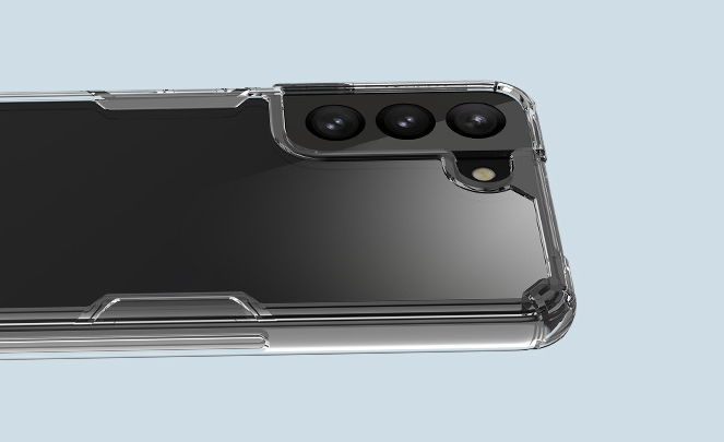 "Stoßfeste Schutzhülle für Samsung S22, S22 PLUS, S22 ULTRA - Transparentes TPU+PC Design, Rutschfest und Präzise Passform"