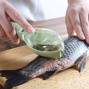"Praktischer Fischschuppenentferner: Schnelle und saubere Küchenhelfer mit Deckel, handlich & hygienisch, ideal für das tägliche Kochen - Lebensmittelecht AS und ABS"