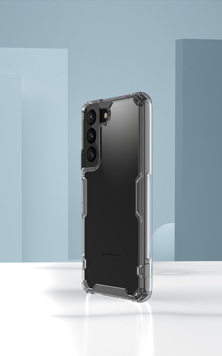 "Stoßfeste Schutzhülle für Samsung S22, S22 PLUS, S22 ULTRA - Transparentes TPU+PC Design, Rutschfest und Präzise Passform"