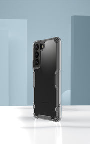 "Stoßfeste Schutzhülle für Samsung S22, S22 PLUS, S22 ULTRA - Transparentes TPU+PC Design, Rutschfest und Präzise Passform"