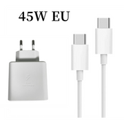 "Schnellladegerät 25W/45W PD mit EU/US-Standard, Reiseladegerät, USB-Schnittstelle, inkl. Type-C-Datenkabel"