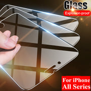 "Premium Gehärtetes Glas Halbbildschirm-Displayschutz für iPhone - Kratzfest, Anti-Fingerabdruck und Staubschutz"