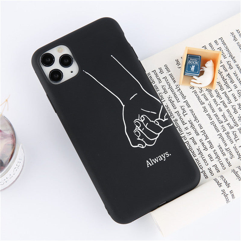 "Immer und Ewig iPhone Hülle - Europäisch-Amerikanischer Stil, Kompatibel mit iPhone 12 und 11, Silikon Schutzgehäuse"