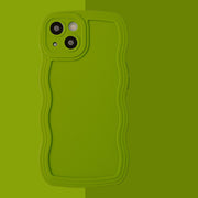"Innovative Silikon Handytasche mit Liquid Wavy Armband für iPhone - Stilvolle All-Inclusive Schutzhülle"