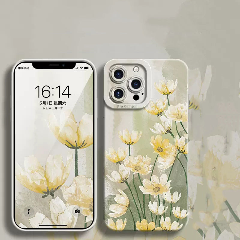 "Schutzvolle Acryl Handyhülle mit Pfingstrose Ölgemälde Design für Samsung"