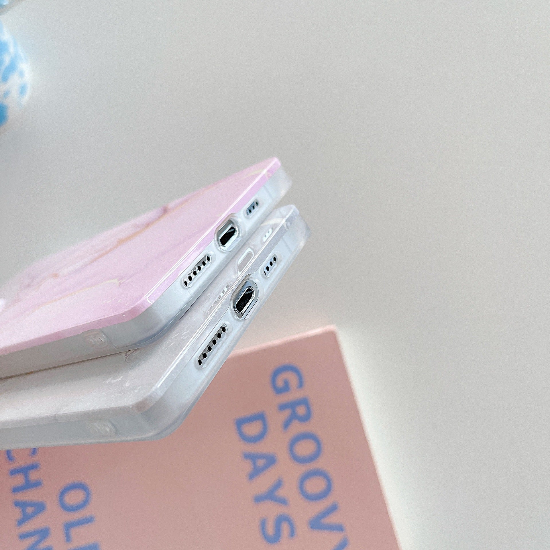 "Stilvolle Marmormuster Silikon Handyhülle - Rutschfeste Kante, Mode & Schutz für iPhone Modelle"