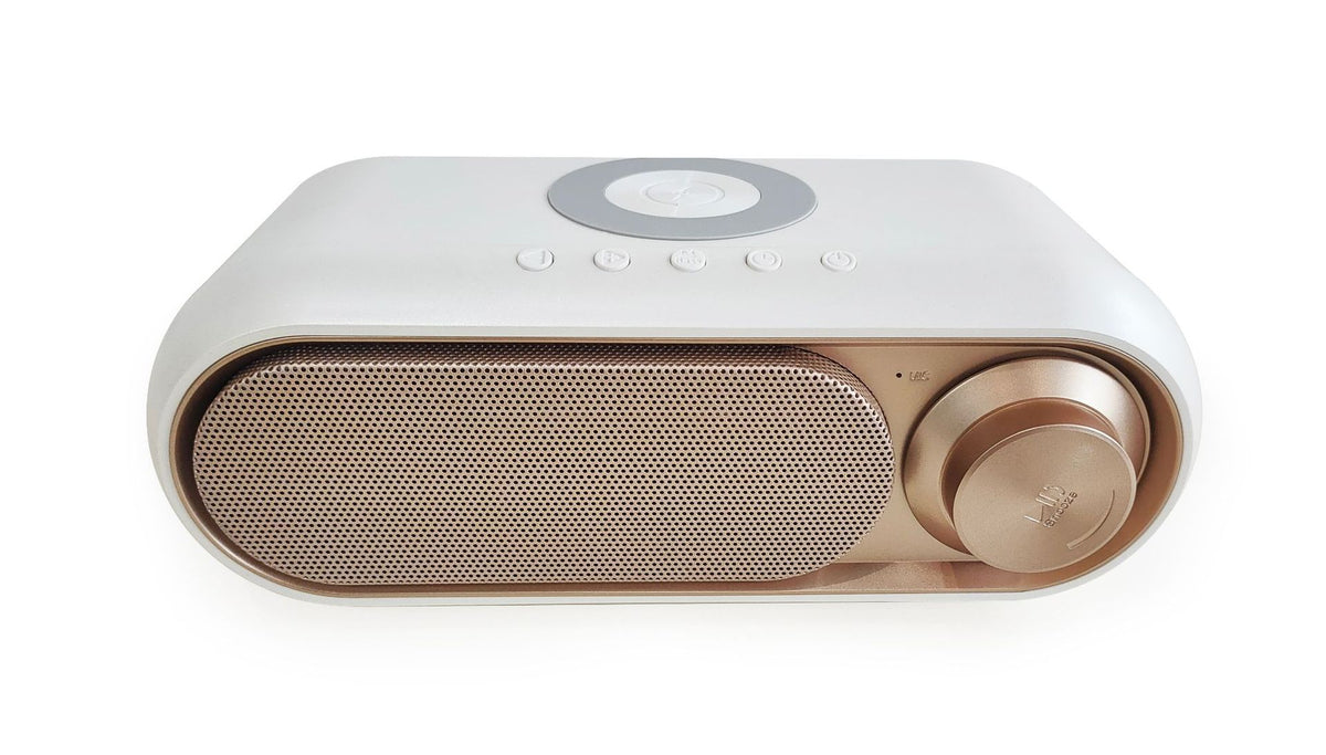 "Multifunktionaler Nachttisch-Wecker mit Bluetooth-Lautsprecher und drahtlosem 10W-Schnellladegerät, USB-Stromversorgung, MP3-Wiedergabe, Radiofunktion - in verschiedenen Farben erhältlich"