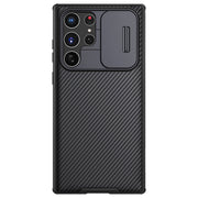 "Premium TPU+PC Schutzhülle für Samsung Galaxy S22 Ultra - Schwarzer Spiegel PRO Serie"