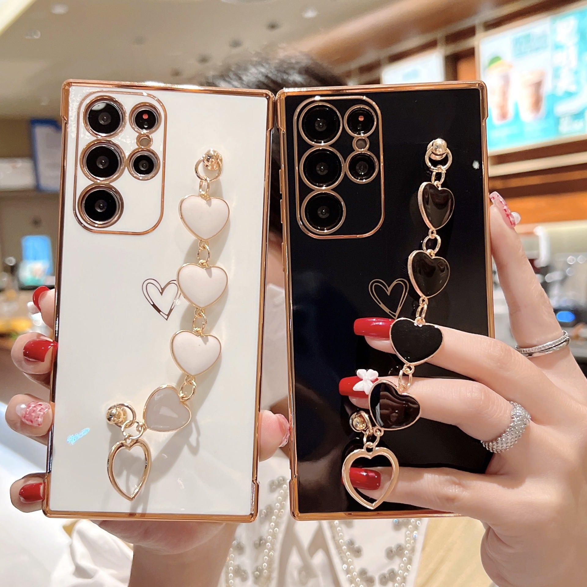 Electroplating Love Bracelet Shockproof Phone Case