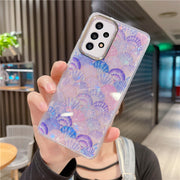 "Kauri Wasserfarben-Marmor Regenbogen-Fischschuppen S22 Handyhülle - Stoßfester Schutz & Stilvolles Design für Samsung S22, S21FE und mehr"