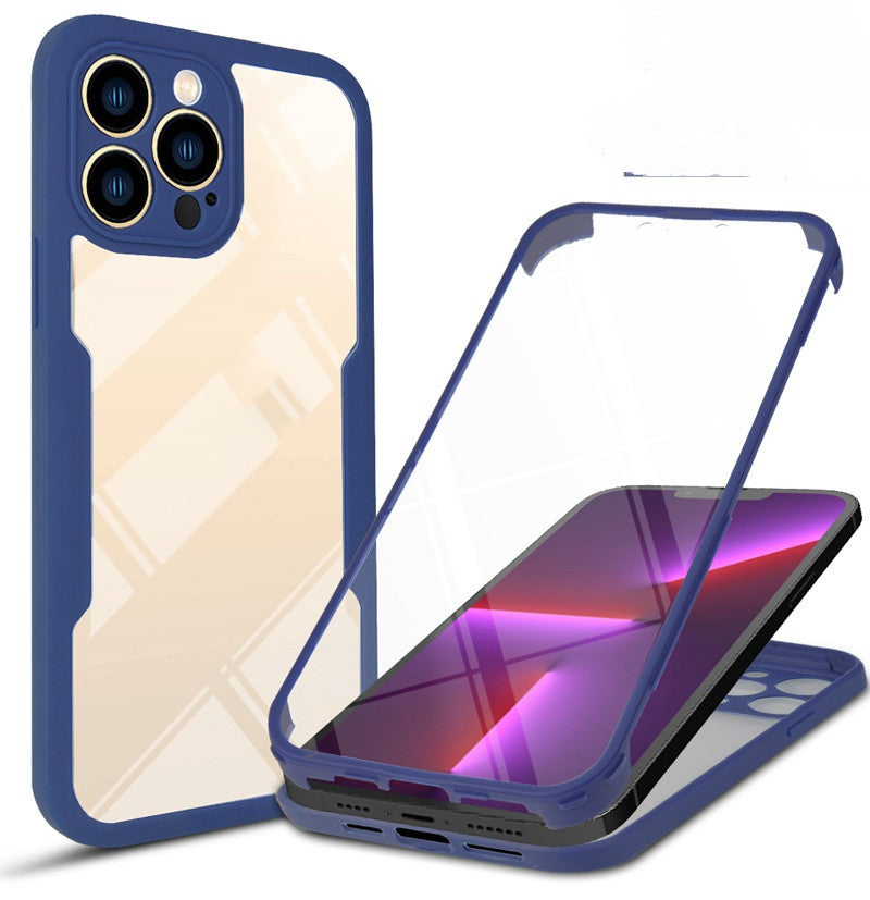 "Premium TPU Vollschutz Handyhülle in 360 Qicai-Farben für diverse iPhone Modelle"