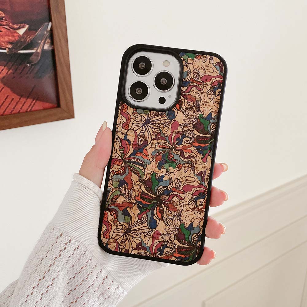 "Elegante Ethnische Leder Handyhülle - Vielfältige Muster Auswahl für Apple iPhone"