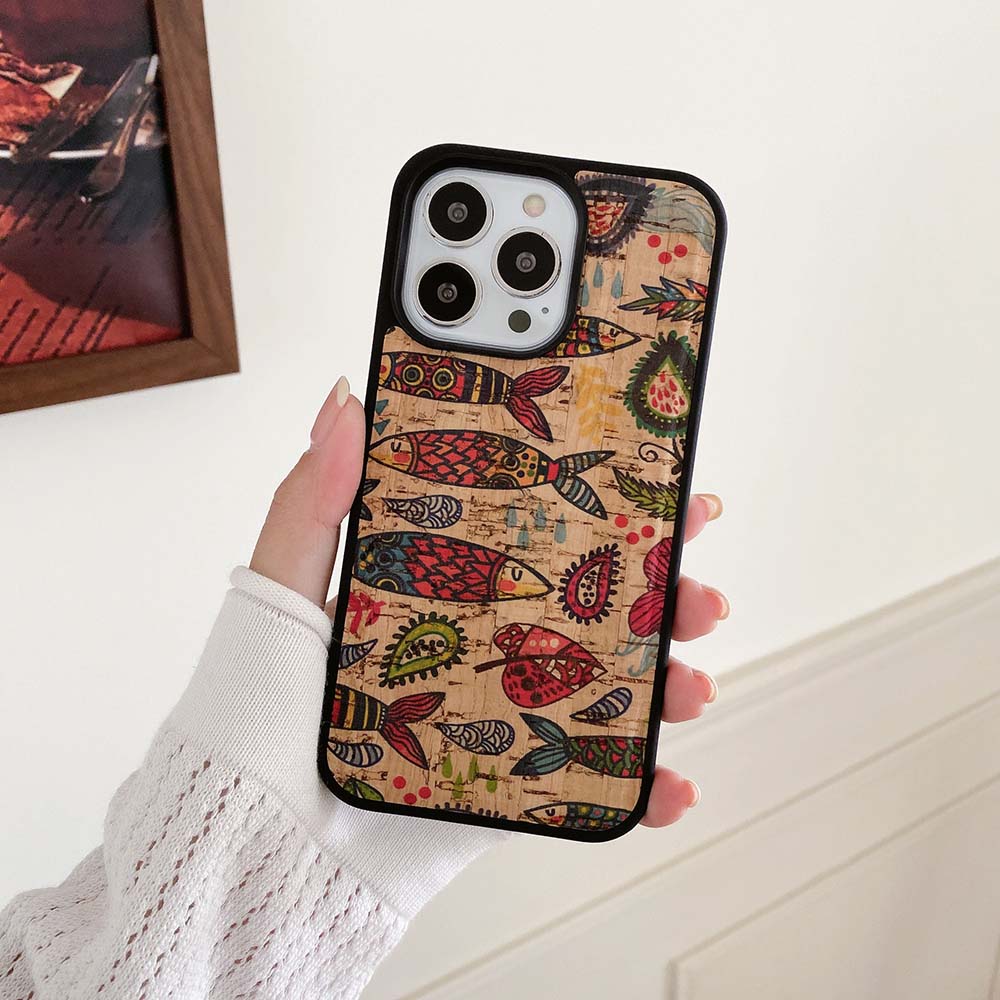 "Elegante Ethnische Leder Handyhülle - Vielfältige Muster Auswahl für Apple iPhone"