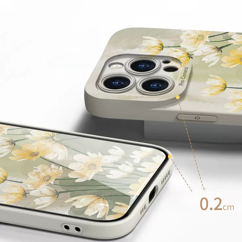 "Schutzvolle Acryl Handyhülle mit Pfingstrose Ölgemälde Design für Samsung"