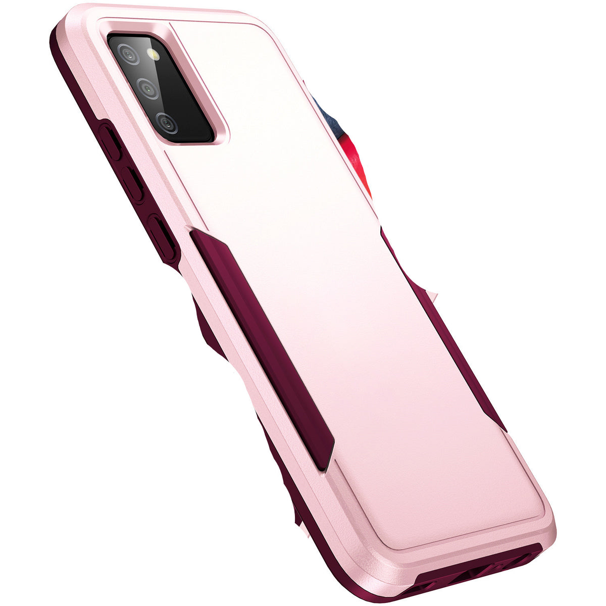 "Trailblazer 2-in-1 Unifarbene Handyhülle mit Kabelloser Ladefunktion für iPhone - All-Inklusive Glasdesign, TPU+PC"