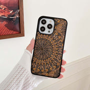 "Elegante Ethnische Leder Handyhülle - Vielfältige Muster Auswahl für Apple iPhone"