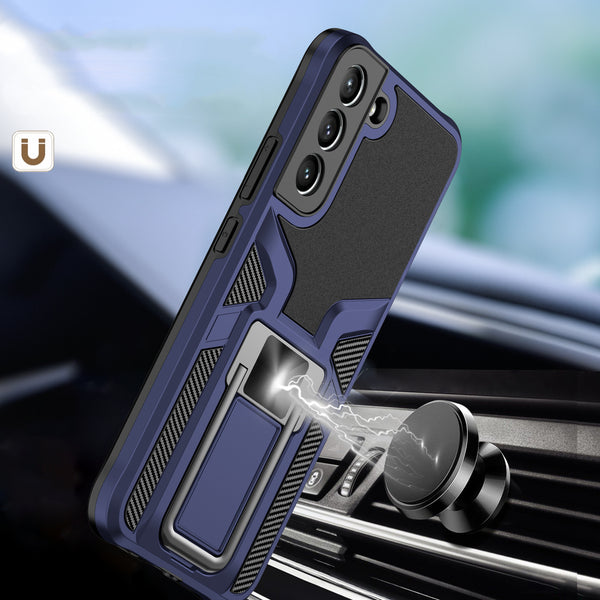 "Robuste TPU-Metall Smartphone Hülle - Magnetische Anziehung & Optimaler Schutz für Samsung Modelle"