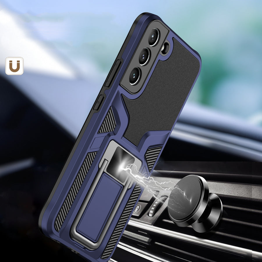 "Robuste TPU-Metall Smartphone Hülle - Magnetische Anziehung & Optimaler Schutz für Samsung Modelle"
