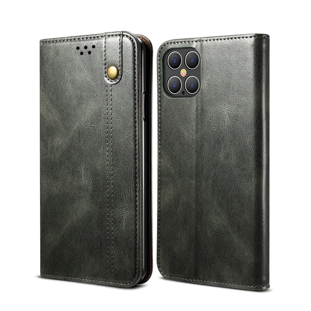 Elegante Leder-Handytasche mit Kartenfach für iPhone & Samsung