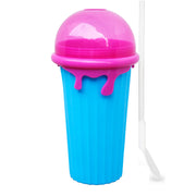 "Schnelle Einfrieren 500ml Slushy Maker Becher - Wiederverwendbare Sommer-Smoothie-Flasche mit Großer Kapazität, Magische Küchen-Gadget für Hausgemachte Säfte und Eiscreme"