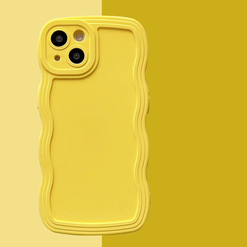 "Innovative Silikon Handytasche mit Liquid Wavy Armband für iPhone - Stilvolle All-Inclusive Schutzhülle"