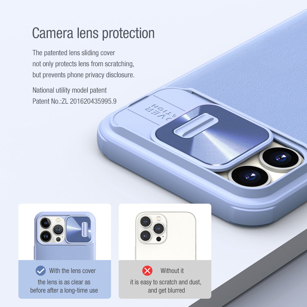 Fashionable Lens Push Cover Phone Case Protector