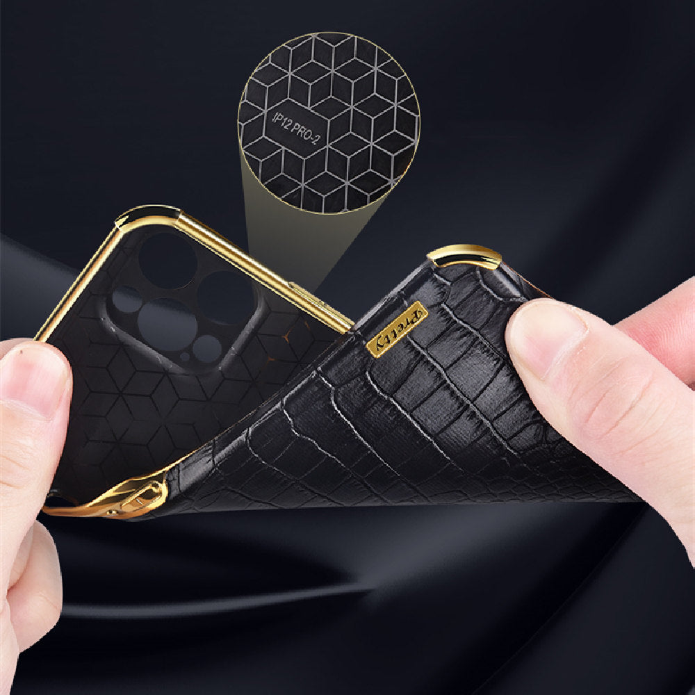"Premium Imitationsleder Schutzhülle für Samsung S20-S22 Modelle - Rundumschutz im Schachbrettdesign"