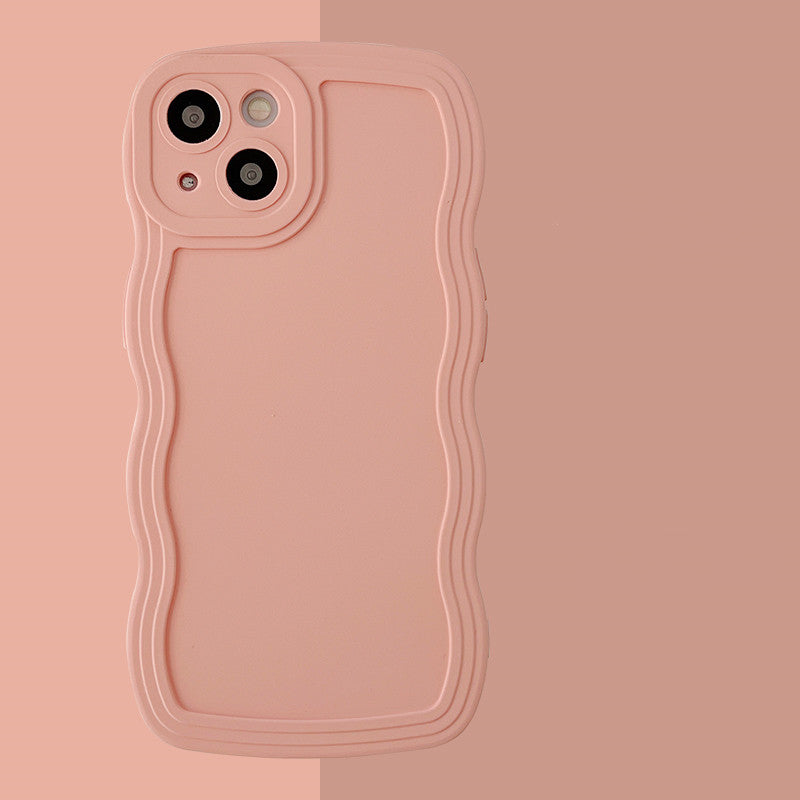 "Innovative Silikon Handytasche mit Liquid Wavy Armband für iPhone - Stilvolle All-Inclusive Schutzhülle"