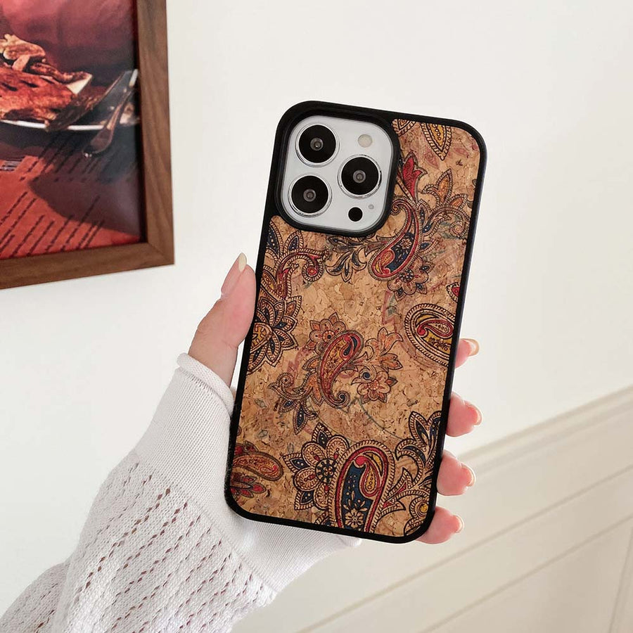 "Elegante Ethnische Leder Handyhülle - Vielfältige Muster Auswahl für Apple iPhone"