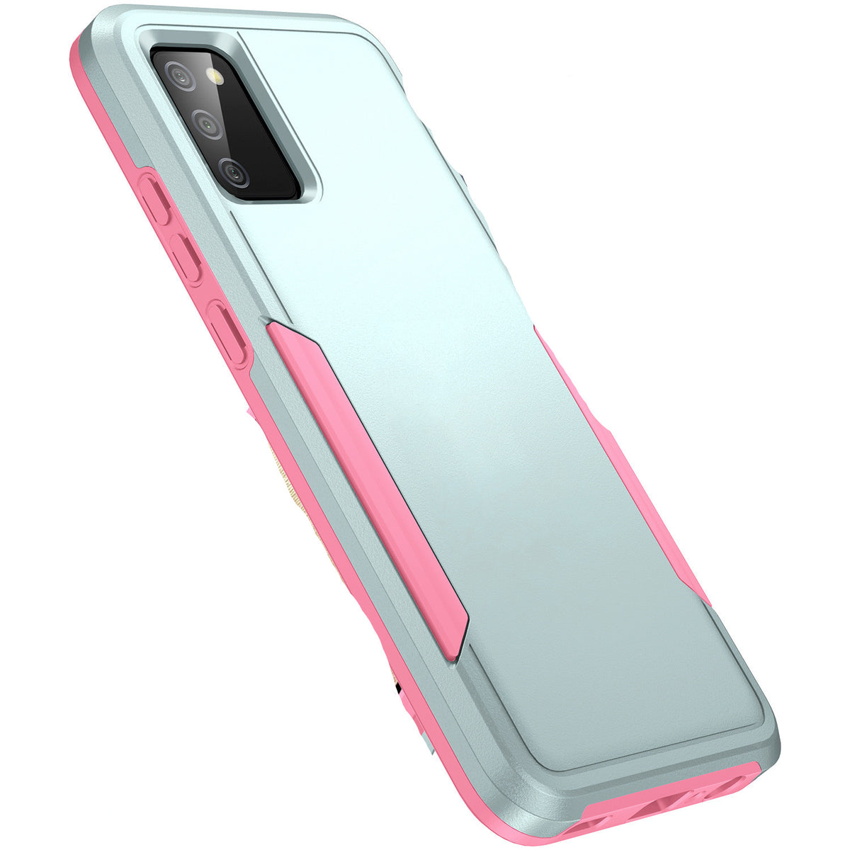 "Trailblazer 2-in-1 Unifarbene Handyhülle mit Kabelloser Ladefunktion für iPhone - All-Inklusive Glasdesign, TPU+PC"