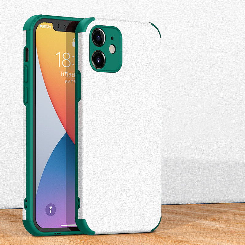 "Hochwertige Leder-TPU Handyhülle, Kompatibel mit Apple iPhone - Business-Stil, Injektionsverfahren, Verschiedene Farben"