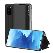 "Schlankes Klappetui für Samsung Modelle - PC+Leder, Smart Schlaf-Fenster, Vielfältige Farben & Modelle Kompatibilität"