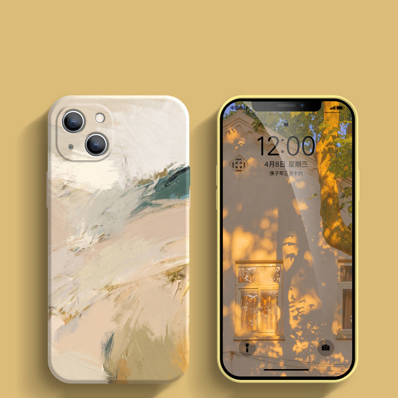 "Frauenmode Personalisierte Schutzhülle - Anti-Fall Silikonhülle in Vielfältigen Farben für Apple Handys"