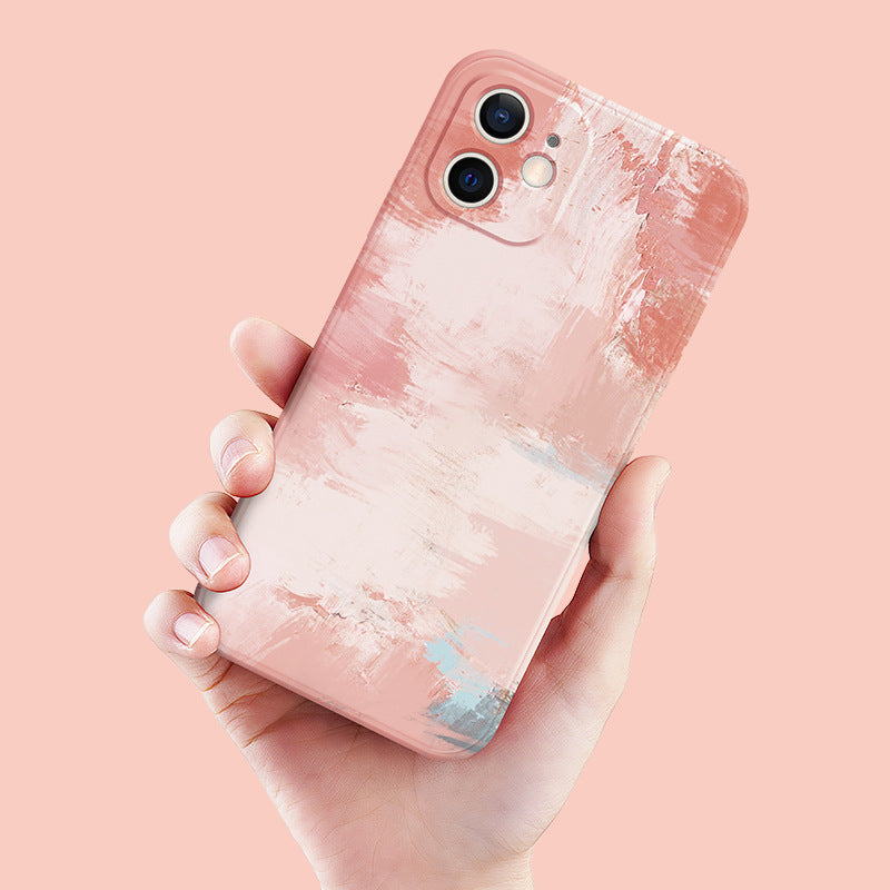 "Frauenmode Personalisierte Schutzhülle - Anti-Fall Silikonhülle in Vielfältigen Farben für Apple Handys"