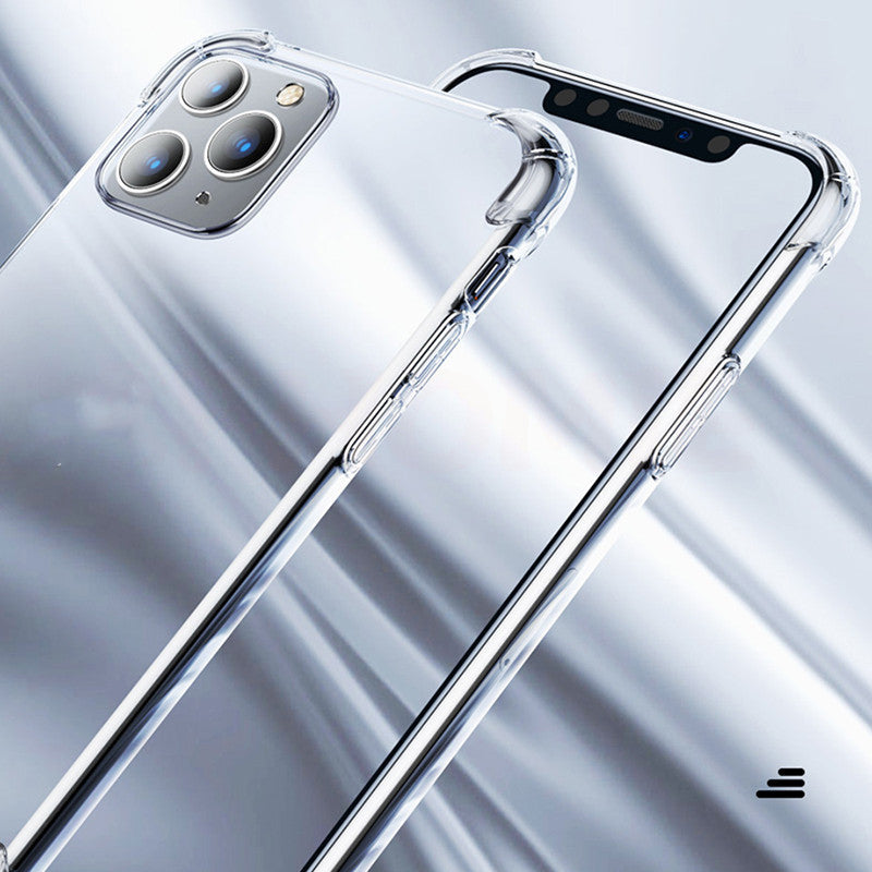Transparente weiche Silikonhülle für optimalen iPhone-Schutz 📱✨