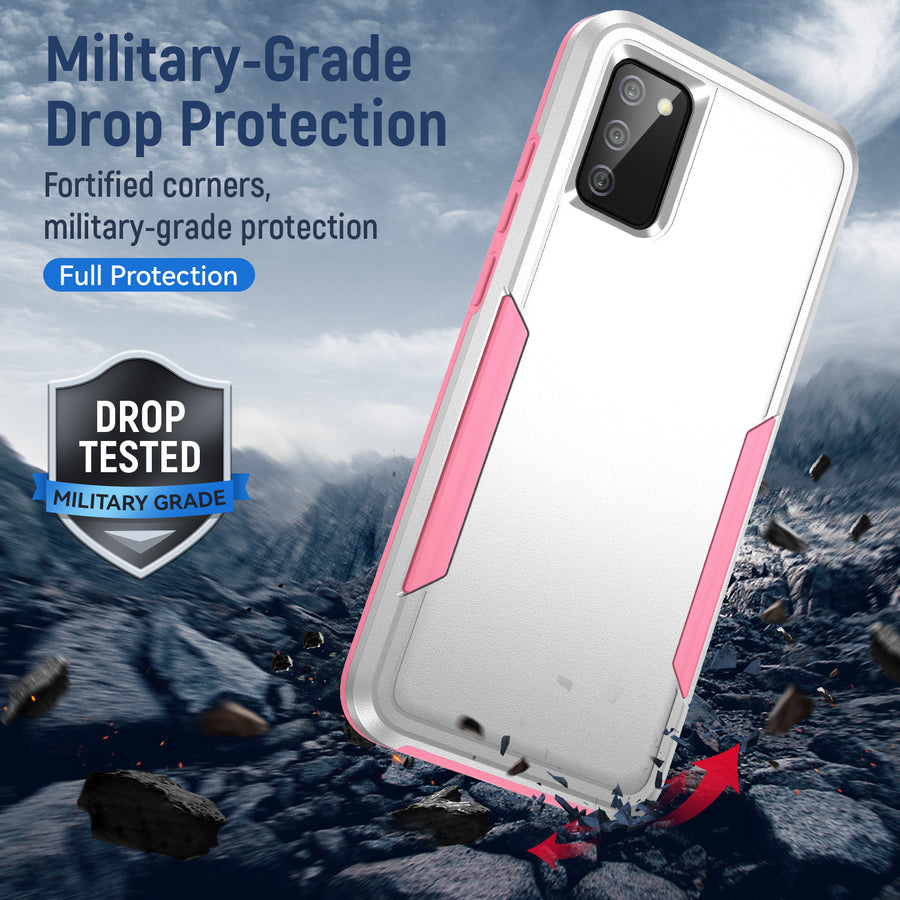 "Trailblazer 2-in-1 Unifarbene Handyhülle mit Kabelloser Ladefunktion für iPhone - All-Inklusive Glasdesign, TPU+PC"