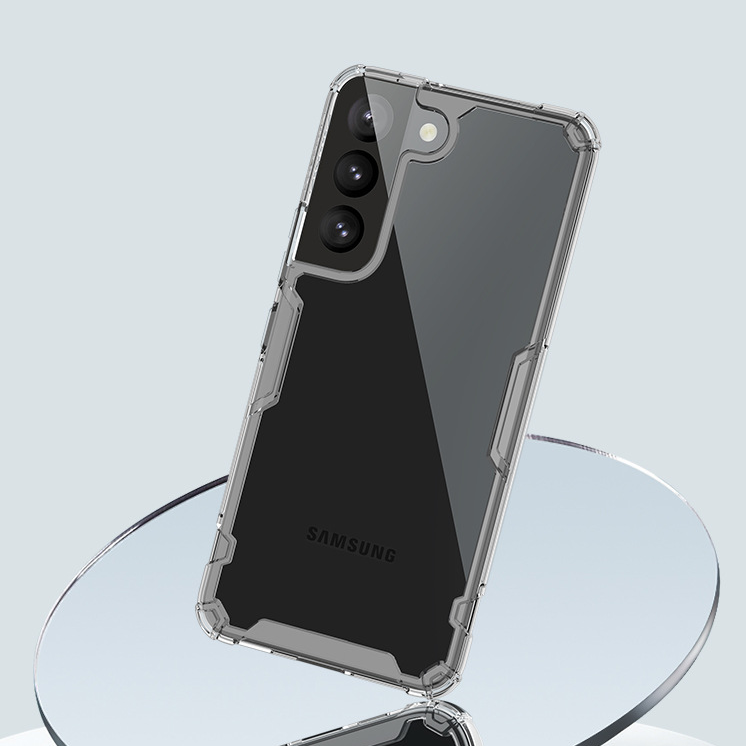 "Stoßfeste Schutzhülle für Samsung S22, S22 PLUS, S22 ULTRA - Transparentes TPU+PC Design, Rutschfest und Präzise Passform"
