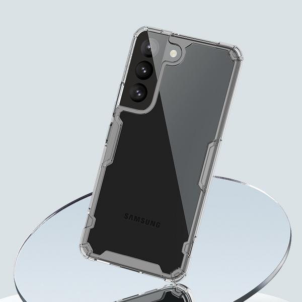 "Stoßfeste Schutzhülle für Samsung S22, S22 PLUS, S22 ULTRA - Transparentes TPU+PC Design, Rutschfest und Präzise Passform"