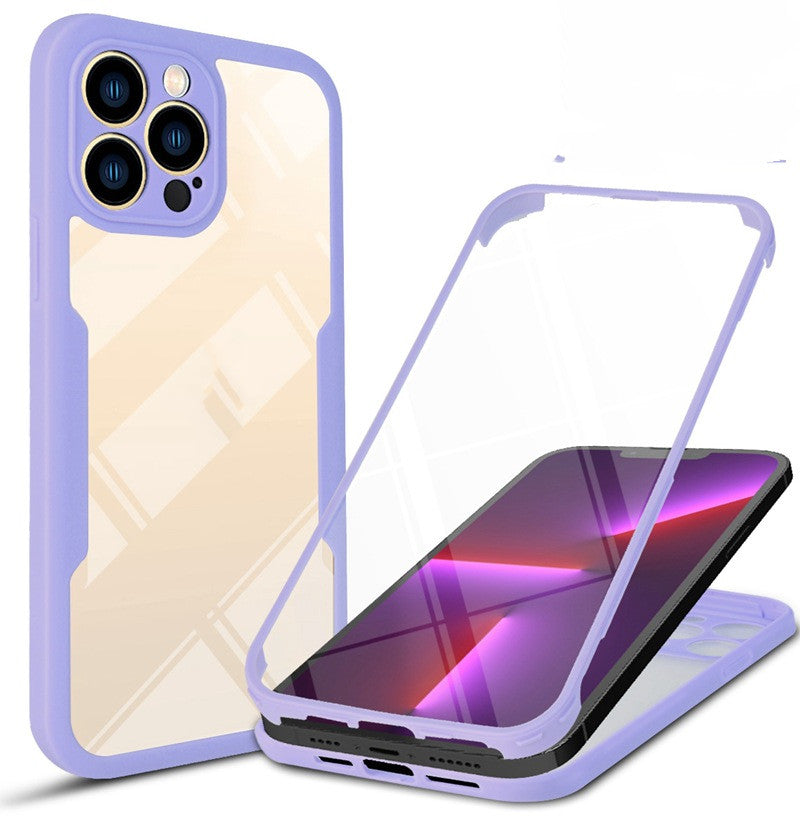 "Premium TPU Vollschutz Handyhülle in 360 Qicai-Farben für diverse iPhone Modelle"