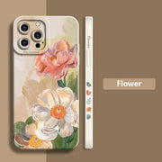 "Schutzvolle Acryl Handyhülle mit Pfingstrose Ölgemälde Design für Samsung"