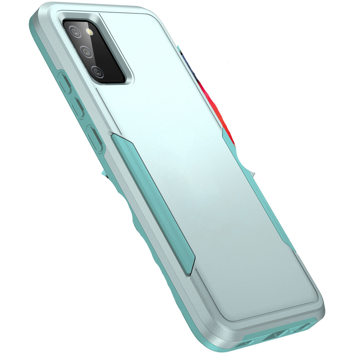 "Trailblazer 2-in-1 Unifarbene Handyhülle mit Kabelloser Ladefunktion für iPhone - All-Inklusive Glasdesign, TPU+PC"