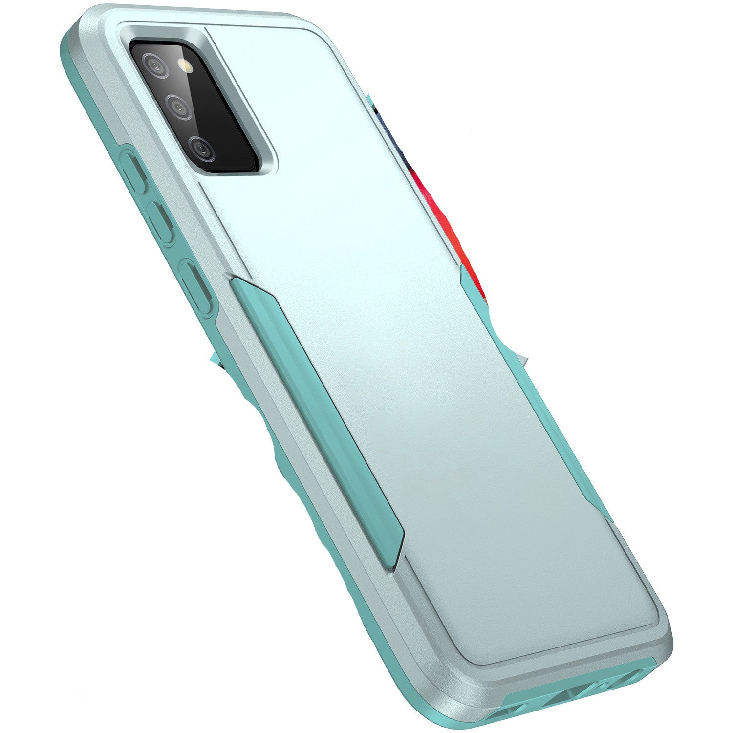 "Trailblazer 2-in-1 Unifarbene Handyhülle mit Kabelloser Ladefunktion für iPhone - All-Inklusive Glasdesign, TPU+PC"