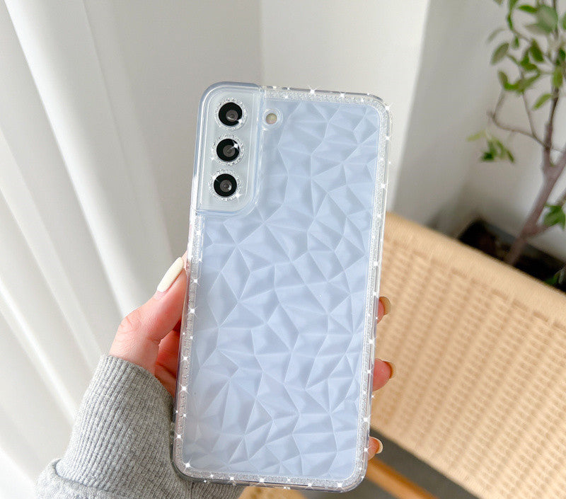 "Luxus Diamant Dekor Transparente Handyhülle für Samsung Galaxy S22, S22+, S22 Ultra - Rutschfeste Silikon Schutzhülle"