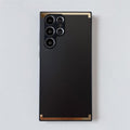 "Premium Geschäftiges Handyhülle für Samsung - Frosted & Electroplated TPU+PC Hülle - Vielfältige Farbauswahl"