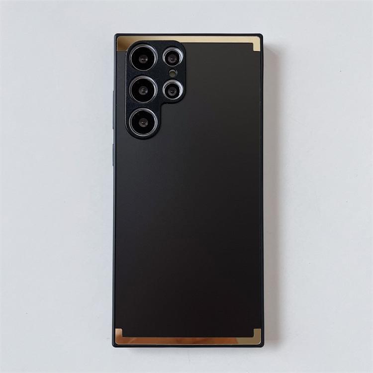 "Premium Geschäftiges Handyhülle für Samsung - Frosted & Electroplated TPU+PC Hülle - Vielfältige Farbauswahl"
