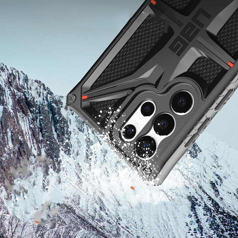 "Robuste Militär Handyhülle Anti-Fall für Samsung S 22 - Solide Farbe, TPU+PC Material, Rückabdeckungsstil"