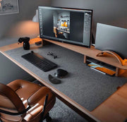 "Ergonomische Mauspad mit Handgelenkauflage aus Silikon, Rutschfest & Bionisches Design für Büro und Gaming - Unterstützt Handgelenkgesundheit"